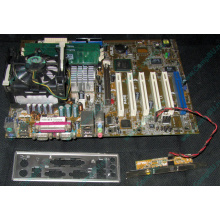 Материнская плата Asus P4PE (FireWire) с процессором Intel Pentium-4 2.4GHz s.478 и памятью 768Mb DDR1 Б/У (Новороссийск)