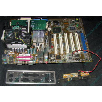 Материнская плата Asus P4PE (FireWire) с процессором Intel Pentium-4 2.4GHz s.478 и памятью 768Mb DDR1 Б/У (Новороссийск)