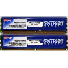 Память 1Gb (2x512Mb) DDR2 Patriot PSD251253381H pc4200 533MHz (Новороссийск)