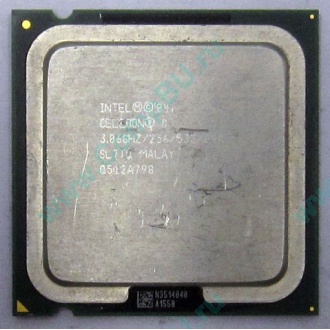 Процессор Intel Celeron D 345J (3.06GHz /256kb /533MHz) SL7TQ s.775 (Новороссийск)