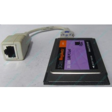 Сетевая карта для ноутбука 3COM Mehahertz 3CCFE574BT (PCMCIA) - Новороссийск